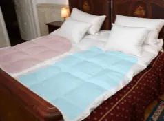 perfect sleep position with down pillow