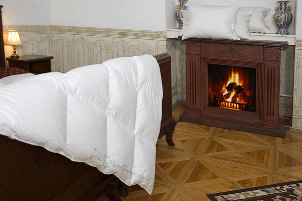 warm fluffy comforter